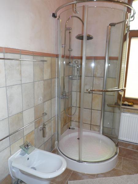 Badezimmer mit Dusche und Bidet